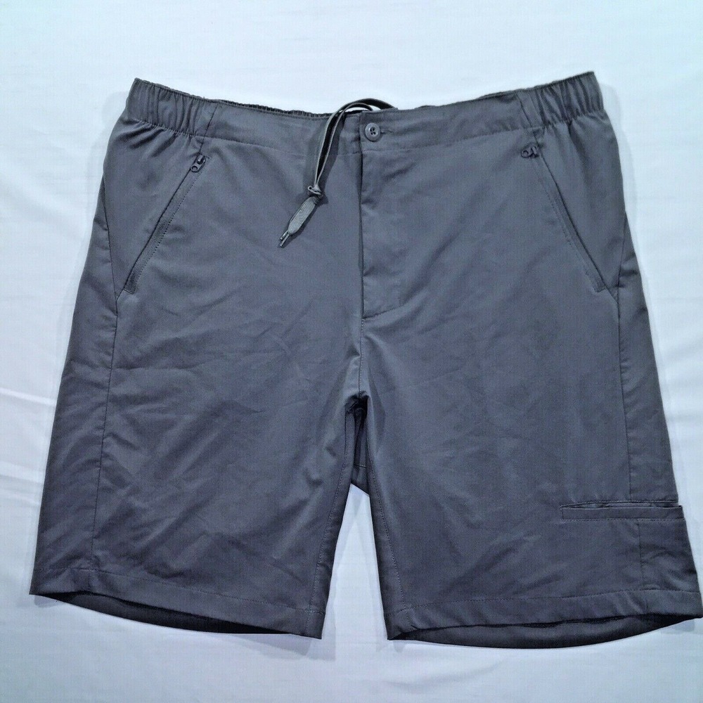 Five Four Shorts Mens 40 Charcoal Elastic Waist Lounge Streetwear